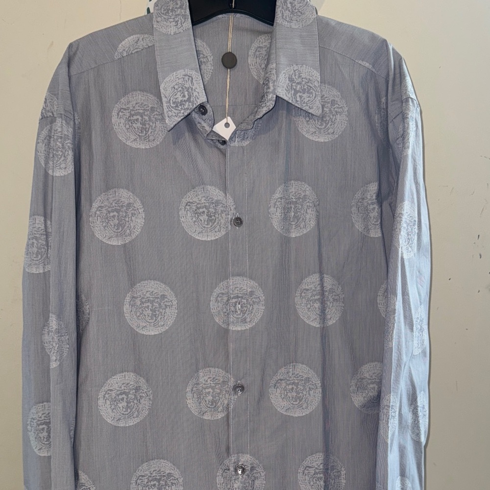 Versace Medusa Button Down Shirt